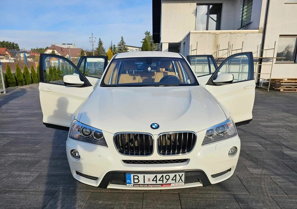BMW X3 cena 55900 przebieg: 254930, rok produkcji 2013 z Ciechocinek małe 79